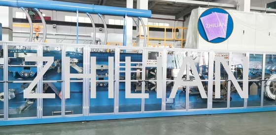 Mesin Manufaktur Sanitary Pads Otomatis Mesin Underpad Sekali Pakai