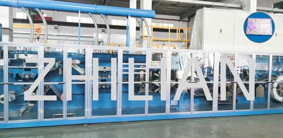 200m / Min 350m / Min Mesin Pad Perawatan Sekali Pakai Medis Pad