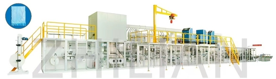 Mesin Underpad 5ply Otomatis Lebar 450mm 600mm 800mm 1000mm